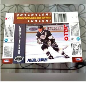 Wayne Gretzky 1994 Topps  Kraft Jello Mint Uncut Hockey Card